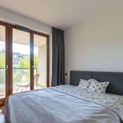 Аренда современной 2-комнатной квартиры, 50 м², район Мокотув, Варшава, Польша